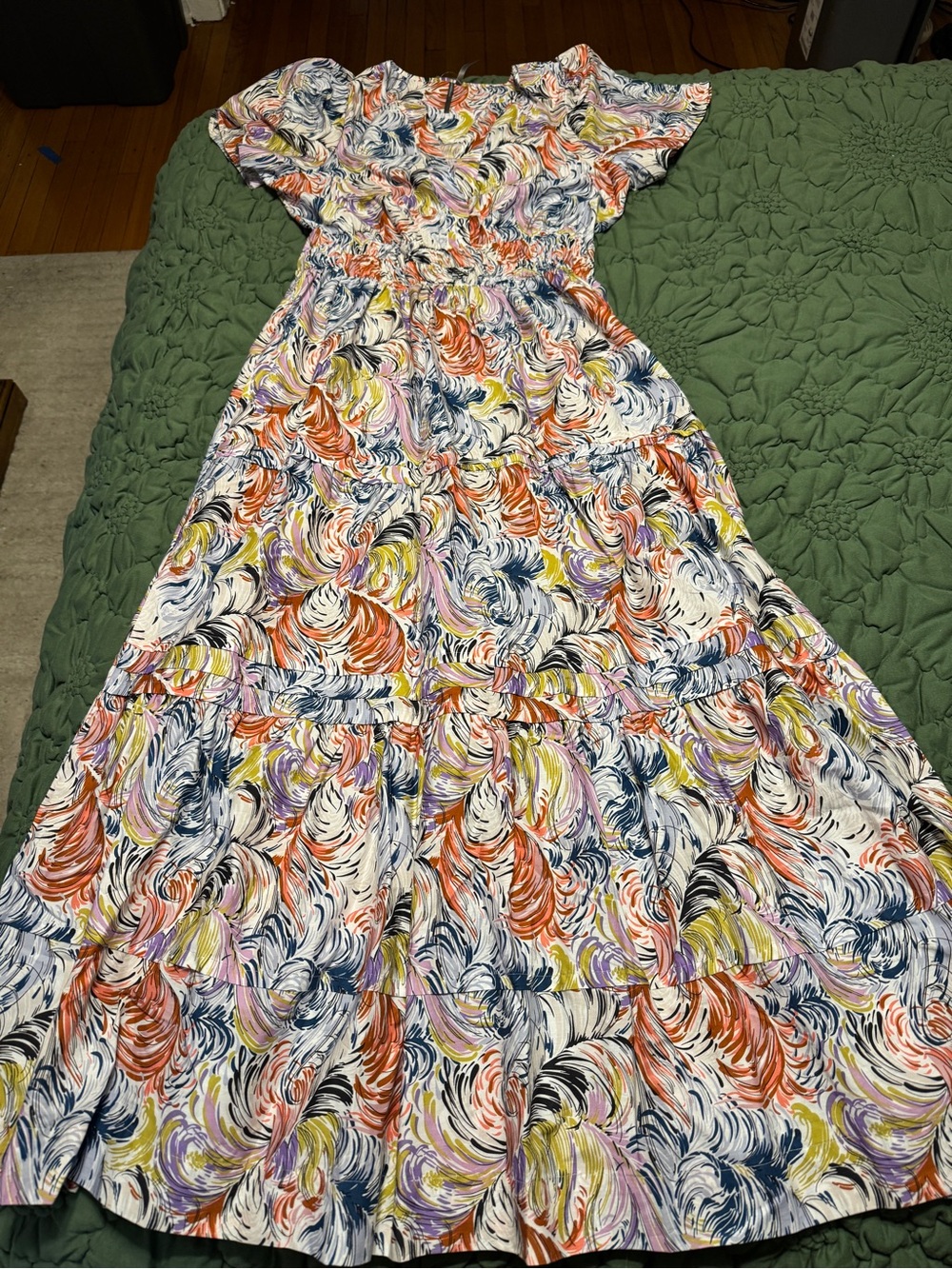 ✨ Anthropologie Somerset Maxi Dress Sz S - Picture 4 of 7